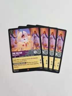 The Sultan Royal Apparition 73/204 Playset 4 cards - Reign of Jafar - Image 1
