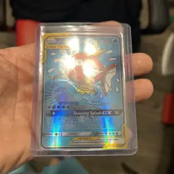 Magikarp & Wailord GX Tag Team 161/181 Sun and Moon Ultra Rare Pokemon Card - Image 3