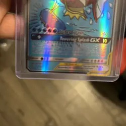 Magikarp & Wailord GX Tag Team 161/181 Sun and Moon Ultra Rare Pokemon Card - Image 5