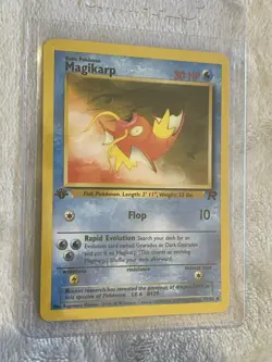 1st Edition Magikarp Pokemon Card - Image 1