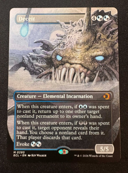 Deceit (Borderless) MTG Lorwyn Eclipsed Regular #293 - NM/M - Image 1