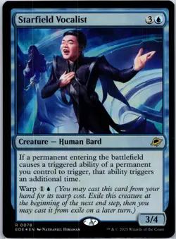 FOIL Starfield Vocalist R Edge of Eternities 78 NM - Image 1