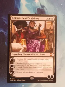 Liliana, Death's Majesty 0200 Non Foil Mythic Modern Horizons 3 MTG Near Mint - Image 1