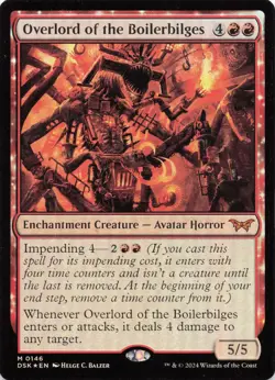 MTG - Overlord of the Boilerbilges (Foil) - Duskmourn: House of Horror - Image 1