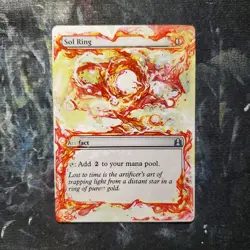 MTG Alter - "Red" Sol Ring by RockyAlters - Image 1
