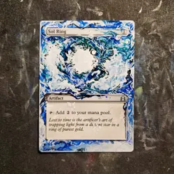 MTG Alter - "Blue" Sol Ring by RockyAlters - Image 1