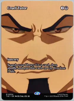 Cruel Tutor 0024 TLE Borderless MTG Avatar #24 Mythic - Image 1