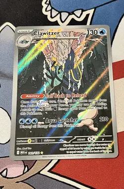 Pokemon TCG Clawitzer 141/132 Illustration Rare Mega Evolution - Image 2