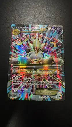 Pokemon Card Clean M Alakazam EX (Full Art) 118/124 Fates Collide Holo NM - Image 1