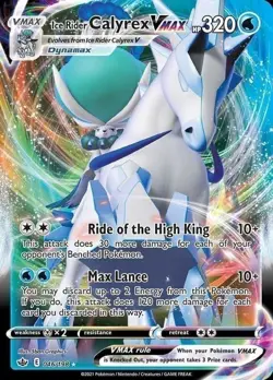 Pokemon Cards: Ice Rider Calyrex VMAX League Battle Deck - Image 5