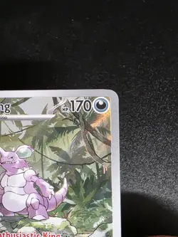 Pokemon Nidoking TCG Holo Illustration Rare Card 174/165 Scarlet & Violet-151 - Image 4