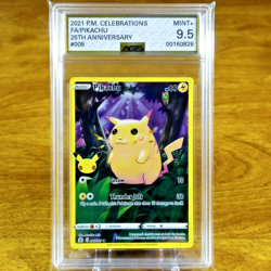 Pokemon Celebrations Classic Collection Pikachu 005/025 AGS Mint+ 9.5 Holo 2021 - Image 1