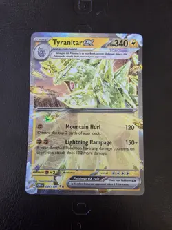 Tyranitar ex Holo Double Rare SV03: Obsidian Flames 066/197 Pokemon NM - Image 1