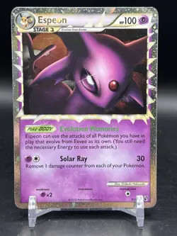 Espeon (Prime) 81/90 Undaunted Holo Ultra Rare Pokemon English MP - Image 1