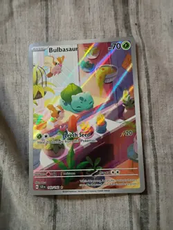 Pokemon TCG: Bulbasaur 143/142 - SV: Stellar Crown - Illustration Rare - Image 1