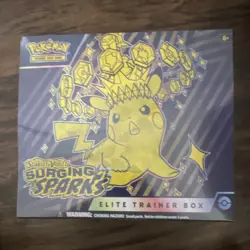 Pokemon Scarlet & Violet Surging Sparks Elite Trainer Box Promo English TCG - Image 1