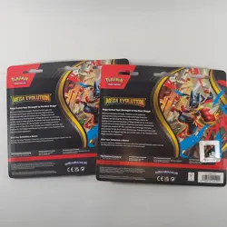 Pokemon x2 Mega Evolution Golduck Triple Blister - Image 3