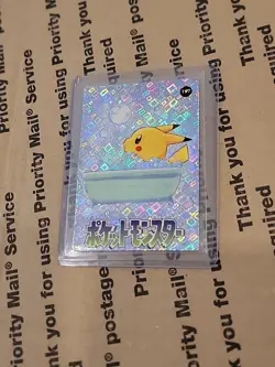 Pokemon Pocket Monsters Carddass 197 Vending Prism Sticker Cube Holo Japanese - Image 2