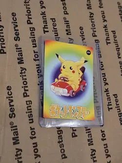 Pokemon Pocket Monsters Carddass 197 Vending Prism Sticker Cube Holo Japanese - Image 5