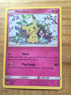 Pokemon TCG Mimikyu Black Star Promos SM163 Holo - Image 1