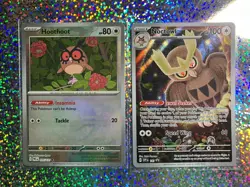 Pokemon TCG: Promo 141 Noctowl; Poke Ball Pattern 077/131 Hoothoot - Image 1