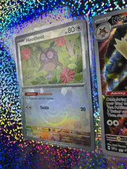 Pokemon TCG: Promo 141 Noctowl; Poke Ball Pattern 077/131 Hoothoot - Image 5