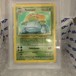 2002 Pokemon Legendary Collection Venusaur Holo PSA 6 #18 - Image 3