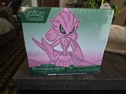 Paradox Rift Pokemon Center ETB Iron Valiant Sealed With A Tear In The Front - Image 1