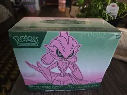 Paradox Rift Pokemon Center ETB Iron Valiant Sealed With A Tear In The Front - Image 3