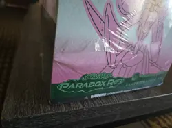 Paradox Rift Pokemon Center ETB Iron Valiant Sealed With A Tear In The Front - Image 5