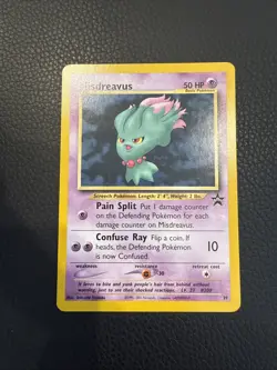 Pokemon TCG: Misdreavus 39 Black Star Promo 2001 WotC LP/MP - Image 1