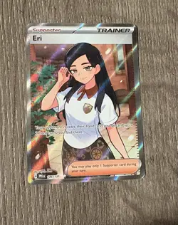2025 Pokemon Prismatic Evolutions Eri 136/131 FULL ART HOLO - Image 1