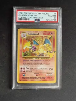 Charizard 4/102 Holo Pokemon Celebrations - PSA 10 Gem Mint - Image 1