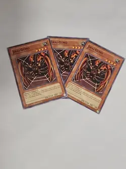 Yugioh 3x Jirai Gumo - RP01-EN039 - Common - Retro Pack 2020 Date NM Playset - Image 1
