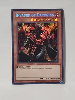 Invader of Darkness IOC-111 Secret Rare 1st Edition Yugioh 4637 - Image 1