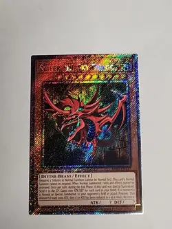 Yugioh Slifer the Sky Dragon RA04-EN117 Platinum Secret Rare NM - Image 1