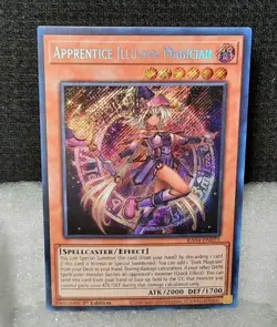 Yu-Gi-Oh! Apprentice Illusion Magician *SECRET RARE* RA04 - EN023 1st Edition NM - Image 1