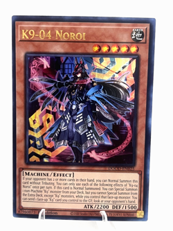 K9-04 Noroi DOOD-EN025 (ULTRA RARE) 1st Edition - Near Mint/Pack Fresh - Yugioh! - Image 1