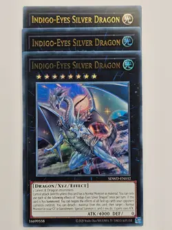 Yu Gi Oh - 3x SDWD-EN032 Indigo-Eyes Silver Dragon - Ultra Rare - Image 1