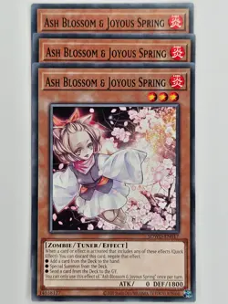 Yu Gi Oh - 3x SDWD-EN017 Ash Blossom & Joyous Spring - Common - Image 1