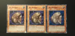 Yu-Gi-Oh! 3x Des Womat, TLM-DE031, Common. 1./2. Auflage, Deutsch, EX/ EX/ GD - Image 1