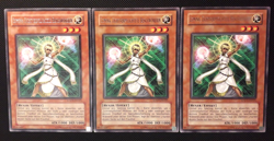 Yu-Gi-Oh! 3x Lumina, Lichtverpflichtete Beschworerin, LODT-DE021, 2. Auflage, EX - Image 1
