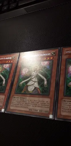 Yu-Gi-Oh! 3x Lumina, Lichtverpflichtete Beschworerin, LODT-DE021, 2. Auflage, EX - Image 3