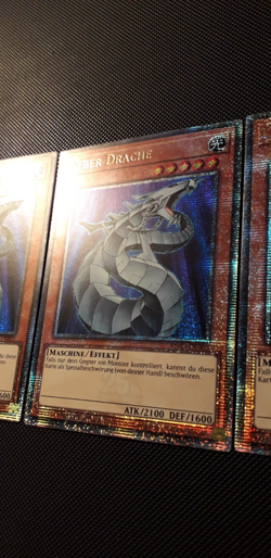 Yu-Gi-Oh! 3x Cyber Drache, TN23-DE005, QCSCR, Lim.Auflage, Deutsch, Near Mint - Image 3