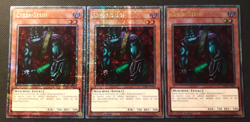Yu-Gi-Oh! 3x Cyber-Stein, RA03-DE146, QCSCR, 1. Auflage, Deutsch, Near Mint - Image 1