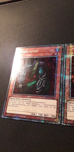 Yu-Gi-Oh! 3x Cyber-Stein, RA03-DE146, QCSCR, 1. Auflage, Deutsch, Near Mint - Image 3