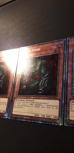Yu-Gi-Oh! 3x Cyber-Stein, RA03-DE146, QCSCR, 1. Auflage, Deutsch, Near Mint - Image 4