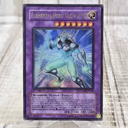 Yugioh Elemental HERO Glow Neos 1st Edition Ultra Rare STON-EN036 - Image 1