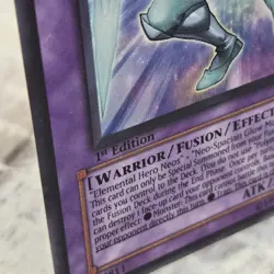 Yugioh Elemental HERO Glow Neos 1st Edition Ultra Rare STON-EN036 - Image 2