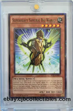Yu-Gi-Oh! SUPERHEAVY SAMURAI BIG WARAJI Starfoil Rare SP17-EN009 1st Edition 🍒 - Image 1